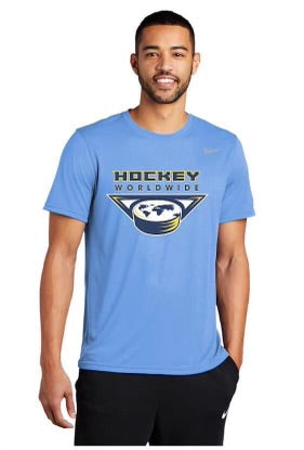 Blue Hockey Worldwide Nike Dri-fit Short-sleeve